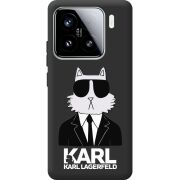 Чорний чохол BoxFace Xiaomi 15 Cat in Black