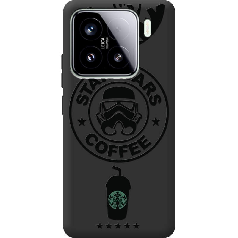 Чорний чохол BoxFace Xiaomi 15 Dark Coffee