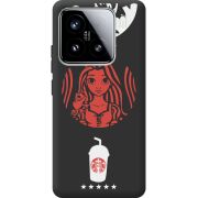 Чорний чохол BoxFace Xiaomi 15 RedWhite Coffee