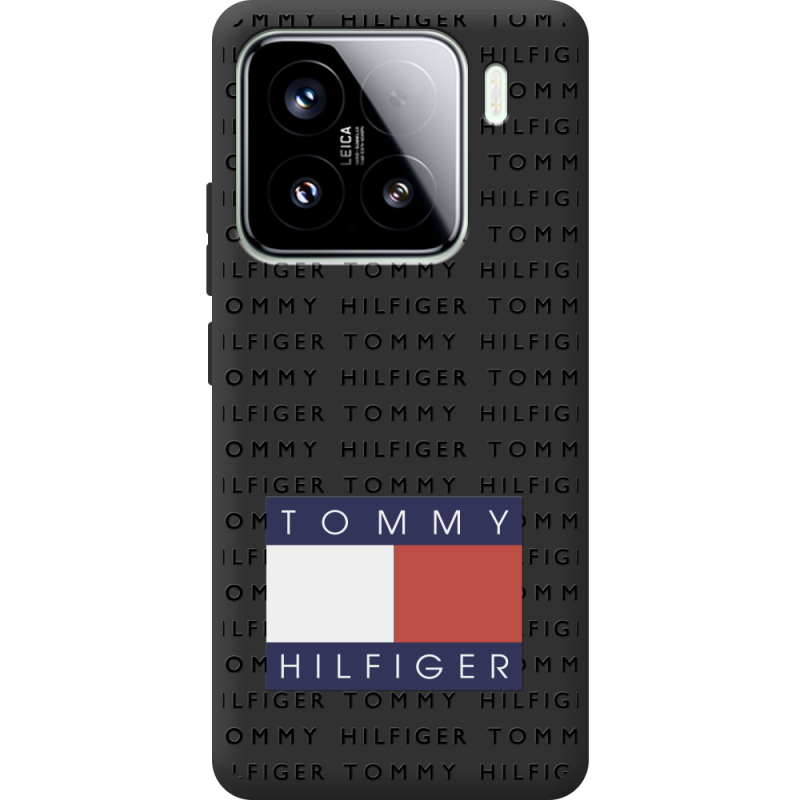 Чорний чохол BoxFace Xiaomi 15 Tommy Print
