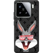 Чорний чохол BoxFace Xiaomi 15 looney bunny