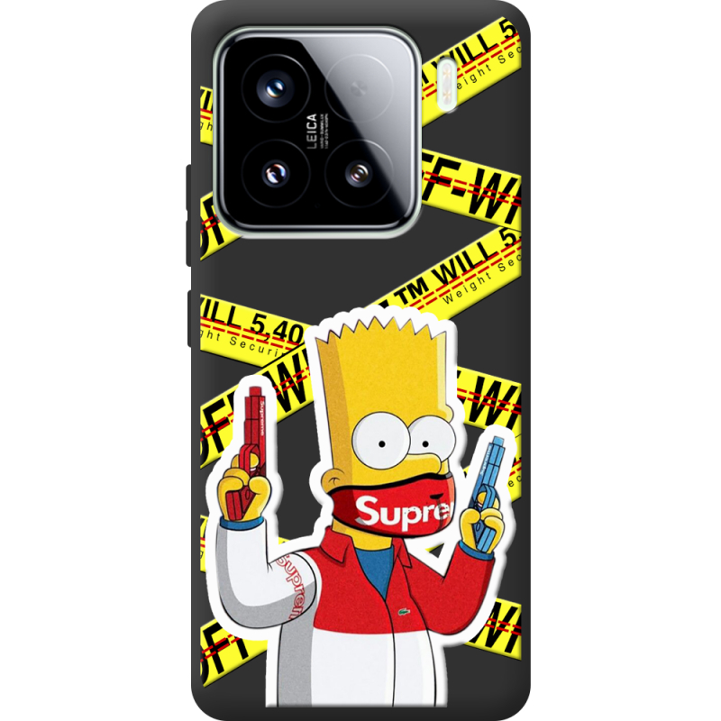 Чорний чохол BoxFace Xiaomi 15 White Bart