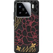 Чорний чохол BoxFace Xiaomi 15 FranceFlowers