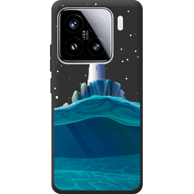 Чорний чохол BoxFace Xiaomi 15 Lighthouse