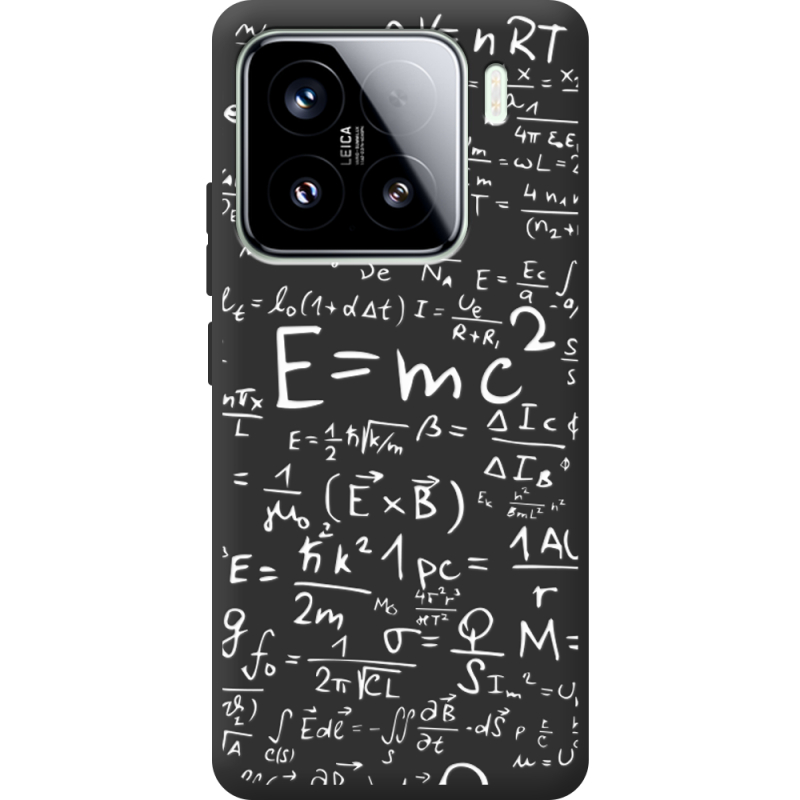Чорний чохол BoxFace Xiaomi 15 E=mc2
