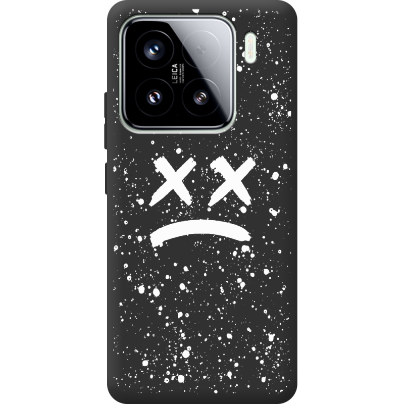 Чорний чохол BoxFace Xiaomi 15 Sad Way