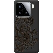 Чорний чохол BoxFace Xiaomi 15 Chinese Dragon
