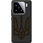Чорний чохол BoxFace Xiaomi 15 Ukrainian Trident