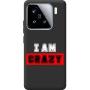 Чорний чохол BoxFace Xiaomi 15 I'm Crazy