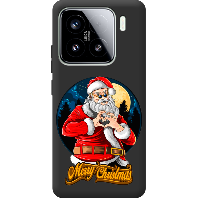 Чорний чохол BoxFace Xiaomi 15 Cool Santa