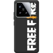 Чорний чохол BoxFace Xiaomi 15 Free Fire White Logo