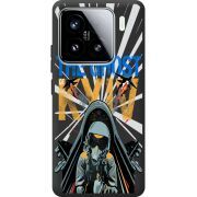Чорний чохол BoxFace Xiaomi 15 Привид Києва в дії