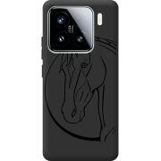 Чорний чохол BoxFace Xiaomi 15 Horse