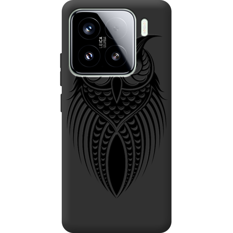 Чорний чохол BoxFace Xiaomi 15 Owl