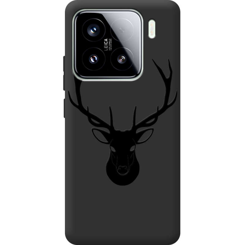 Чорний чохол BoxFace Xiaomi 15 Deer