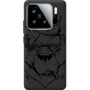 Чорний чохол BoxFace Xiaomi 15 Bear King