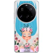 Прозорий чохол BoxFace Xiaomi 15 Ultra Blue Hair