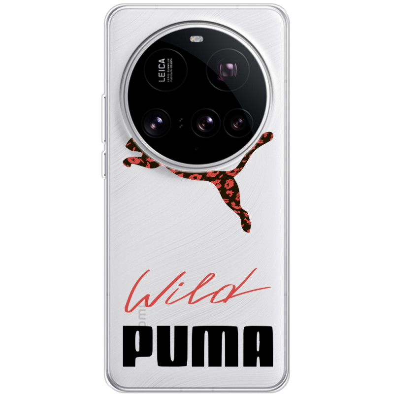 Прозорий чохол BoxFace Xiaomi 15 Ultra Wild Cat