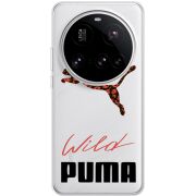 Прозорий чохол BoxFace Xiaomi 15 Ultra Wild Cat