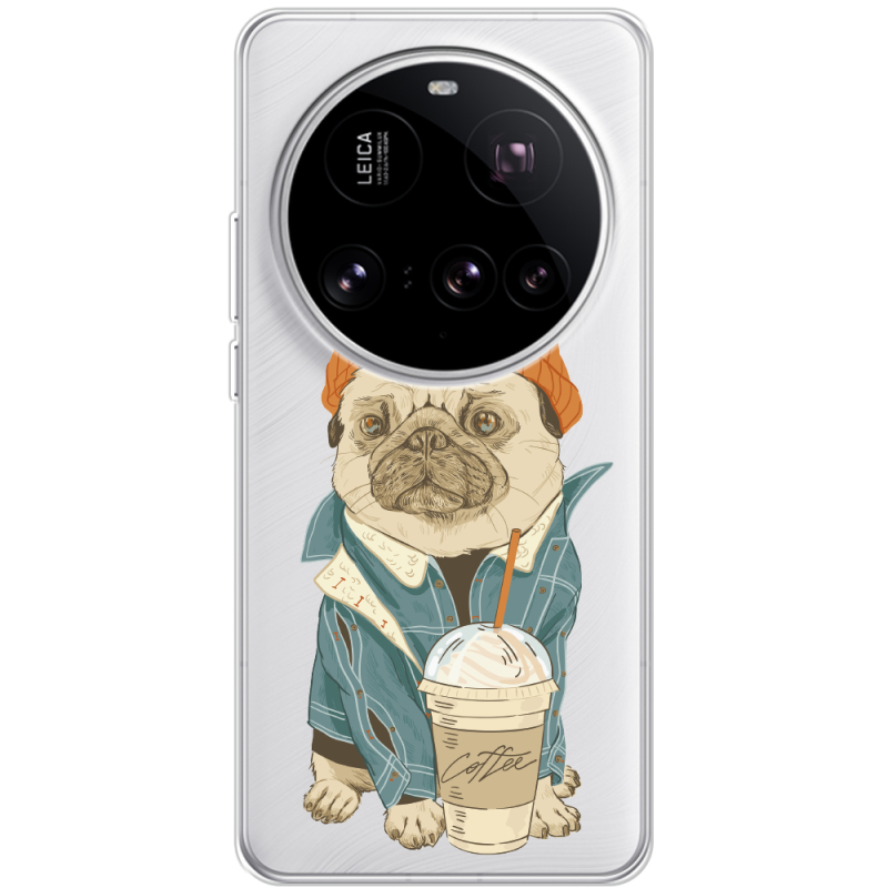 Прозорий чохол BoxFace Xiaomi 15 Ultra Dog Coffeeman