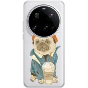 Прозорий чохол BoxFace Xiaomi 15 Ultra Dog Coffeeman