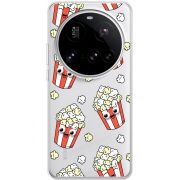 Прозорий чохол BoxFace Xiaomi 15 Ultra с 3D-глазками Popcorn