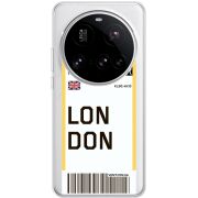 Прозорий чохол BoxFace Xiaomi 15 Ultra Ticket London