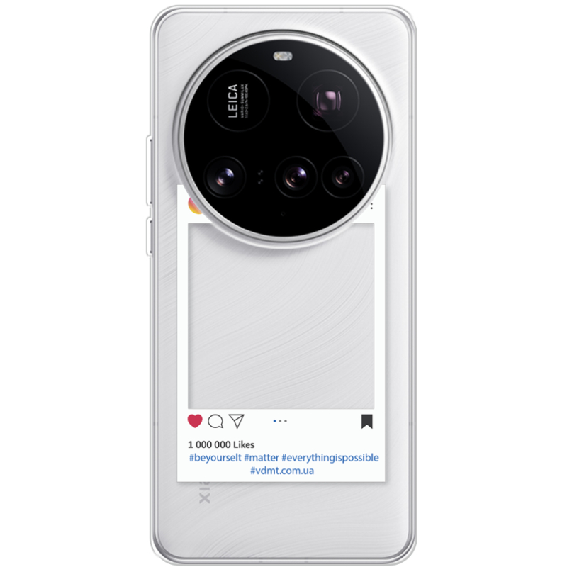 Прозорий чохол BoxFace Xiaomi 15 Ultra Insta