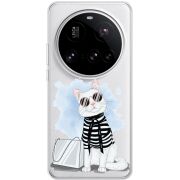 Прозорий чохол BoxFace Xiaomi 15 Ultra Cat Style