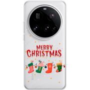 Прозорий чохол BoxFace Xiaomi 15 Ultra Merry Christmas