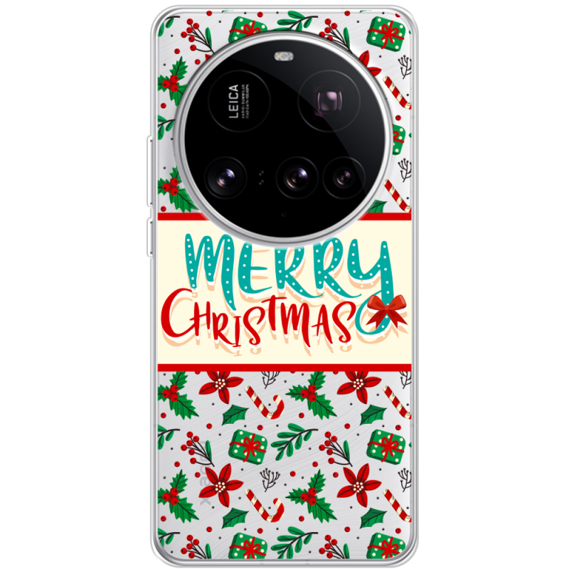 Прозорий чохол BoxFace Xiaomi 15 Ultra Vintage Christmas Pattern