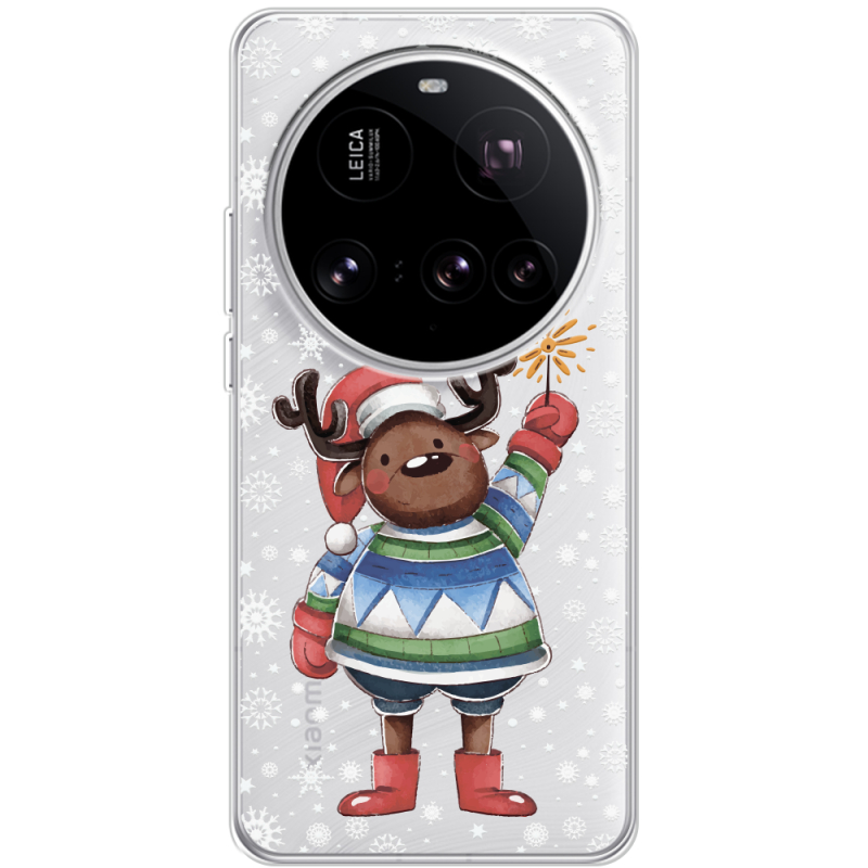 Прозорий чохол BoxFace Xiaomi 15 Ultra Christmas Deer with Snow