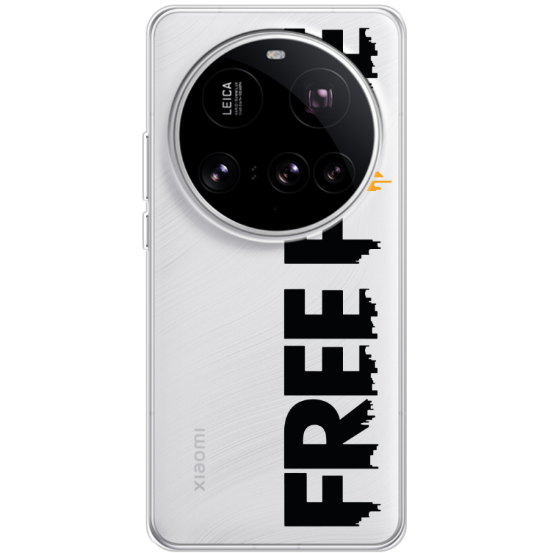 Прозорий чохол BoxFace Xiaomi 15 Ultra Free Fire Black Logo