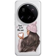 Прозорий чохол BoxFace Xiaomi 15 Ultra love is in the air