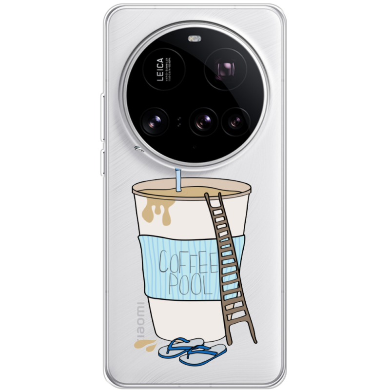 Прозорий чохол BoxFace Xiaomi 15 Ultra Segull in Cofee Pool