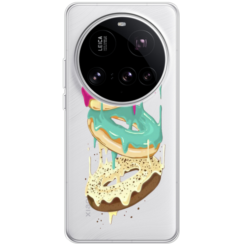 Прозорий чохол BoxFace Xiaomi 15 Ultra Donuts