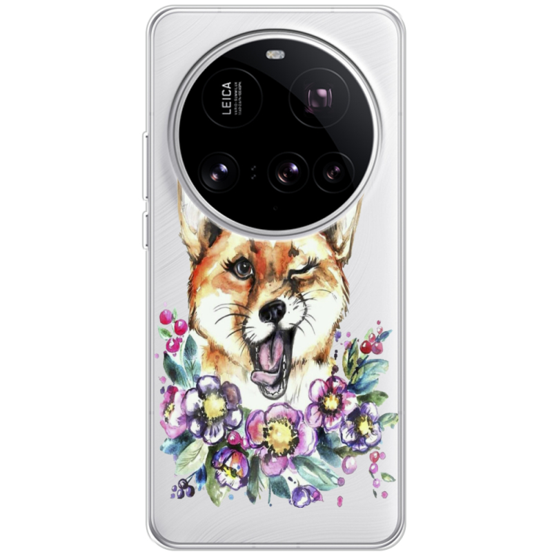 Прозорий чохол BoxFace Xiaomi 15 Ultra Winking Fox