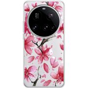 Прозорий чохол BoxFace Xiaomi 15 Ultra Pink Magnolia