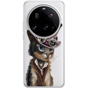 Прозорий чохол BoxFace Xiaomi 15 Ultra Steampunk Cat