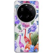 Прозорий чохол BoxFace Xiaomi 15 Ultra Flamingo