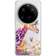 Прозорий чохол BoxFace Xiaomi 15 Ultra Colorful Giraffe