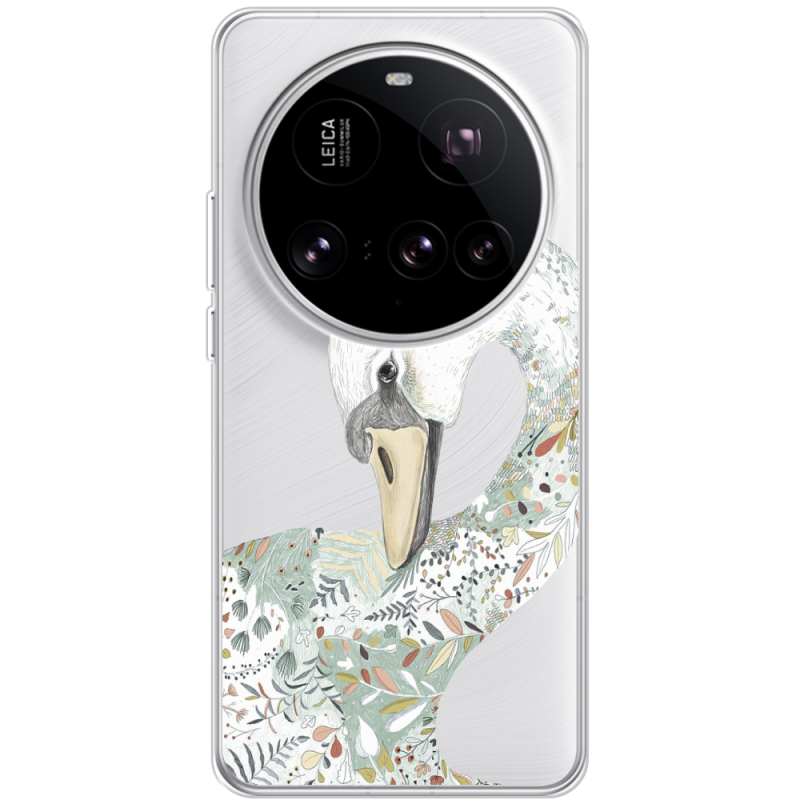 Прозорий чохол BoxFace Xiaomi 15 Ultra Swan