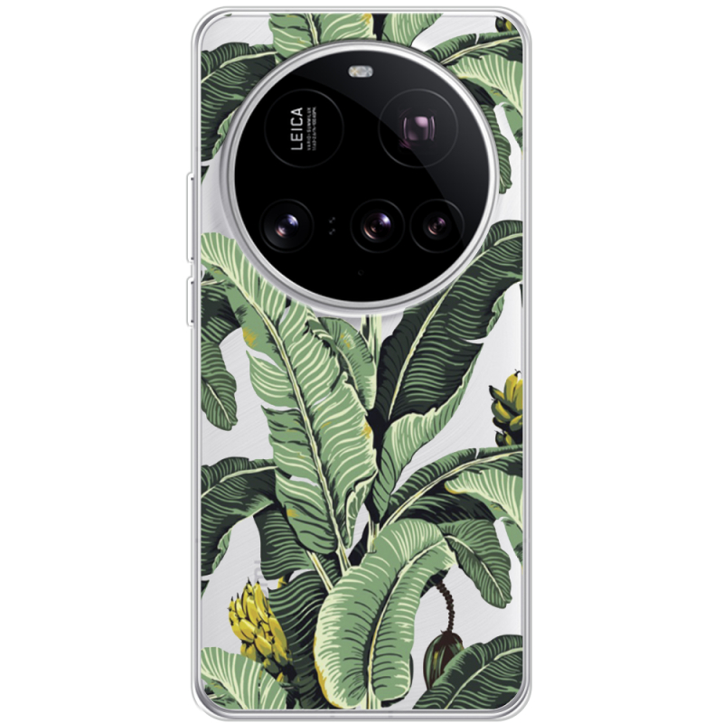 Прозорий чохол BoxFace Xiaomi 15 Ultra Banana Leaves