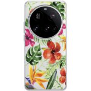Прозорий чохол BoxFace Xiaomi 15 Ultra Tropical Flowers