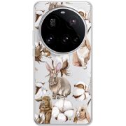 Прозорий чохол BoxFace Xiaomi 15 Ultra Cotton and Rabbits