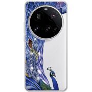 Чохол зі стразами Xiaomi 15 Ultra Peafowl