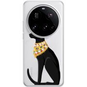 Чохол зі стразами Xiaomi 15 Ultra Egipet Cat
