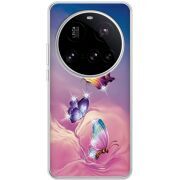 Чохол зі стразами Xiaomi 15 Ultra Butterflies