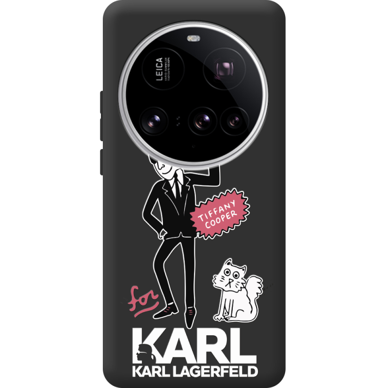 Чорний чохол BoxFace Xiaomi 15 Ultra For Karl