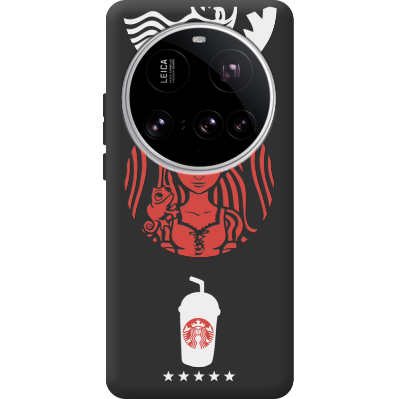 Чорний чохол BoxFace Xiaomi 15 Ultra RedWhite Coffee